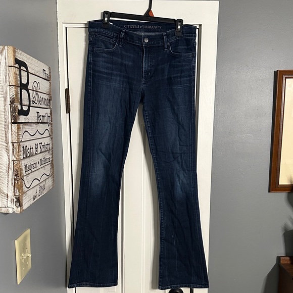Citizens Of Humanity Denim - Citizens of Humanity Kelly Dark Wash Bootcut Denim Jeans Y2K Low-Waist